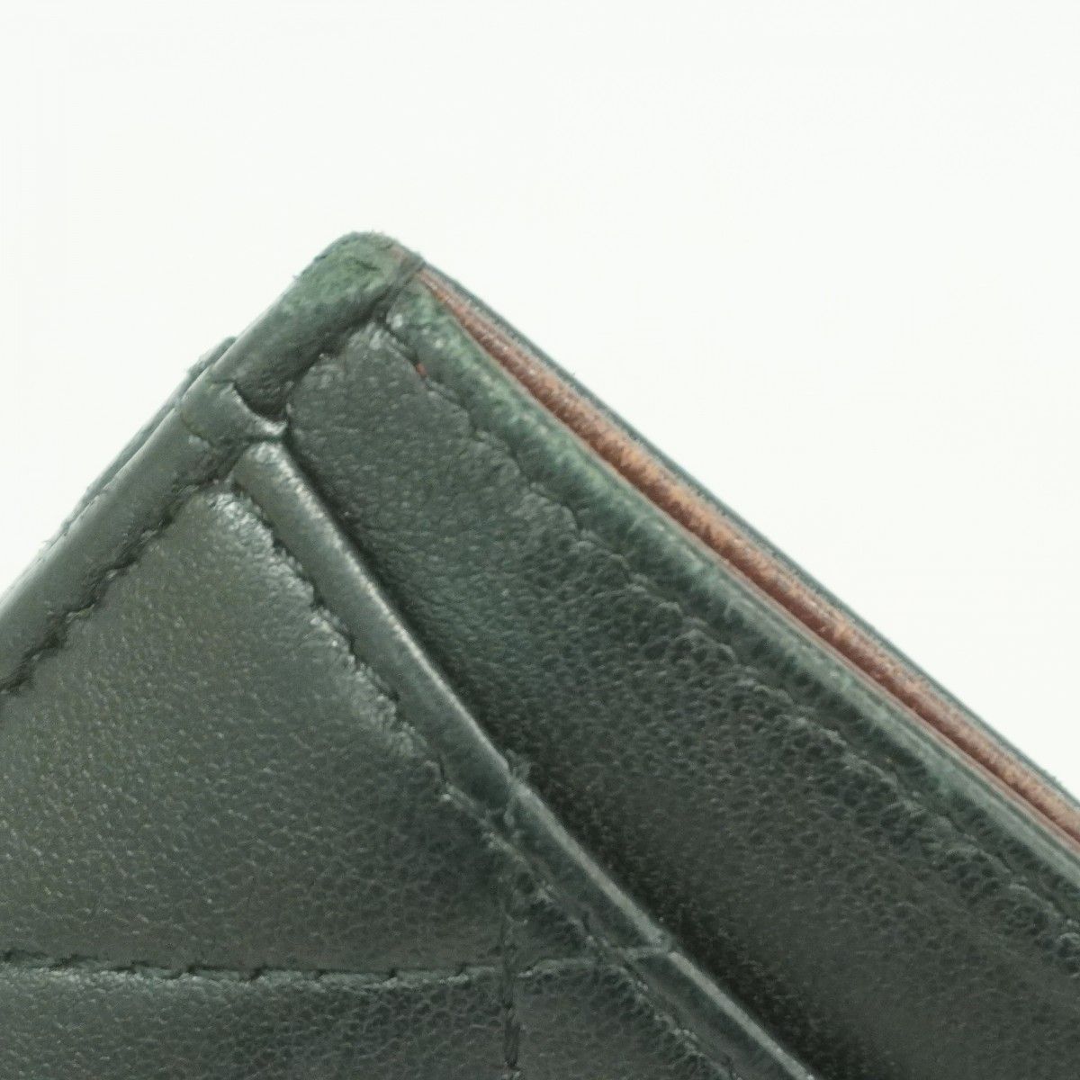 Chanel Card Case Quilted Lambskin Black Silver — view 6