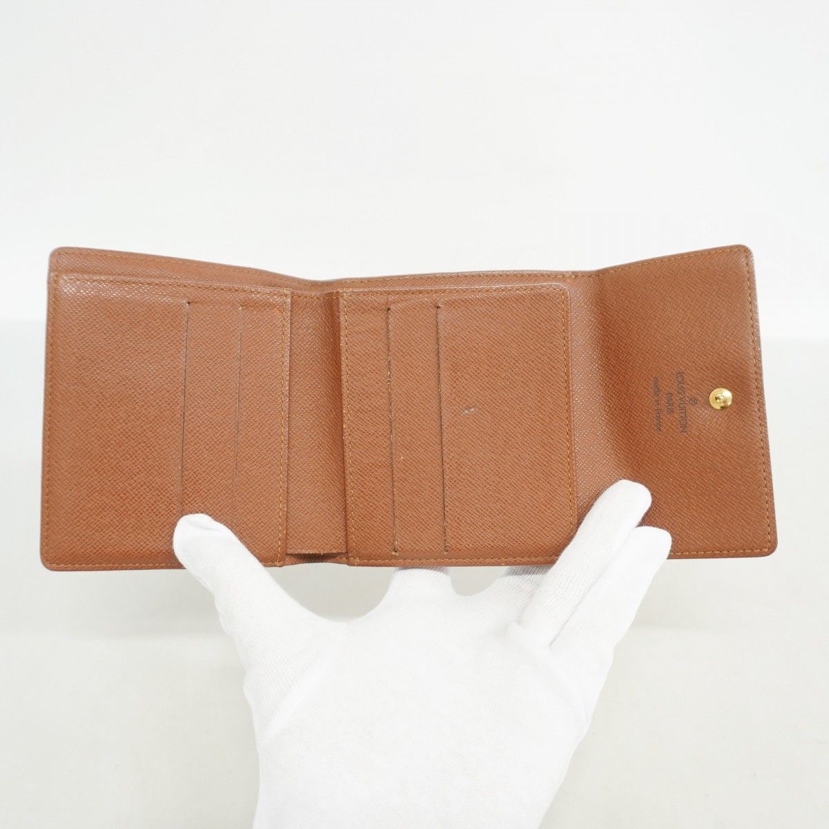 Louis Vuitton Wallet Monogram Porte-Monnaie Billets Carte Cles Brown — view 3