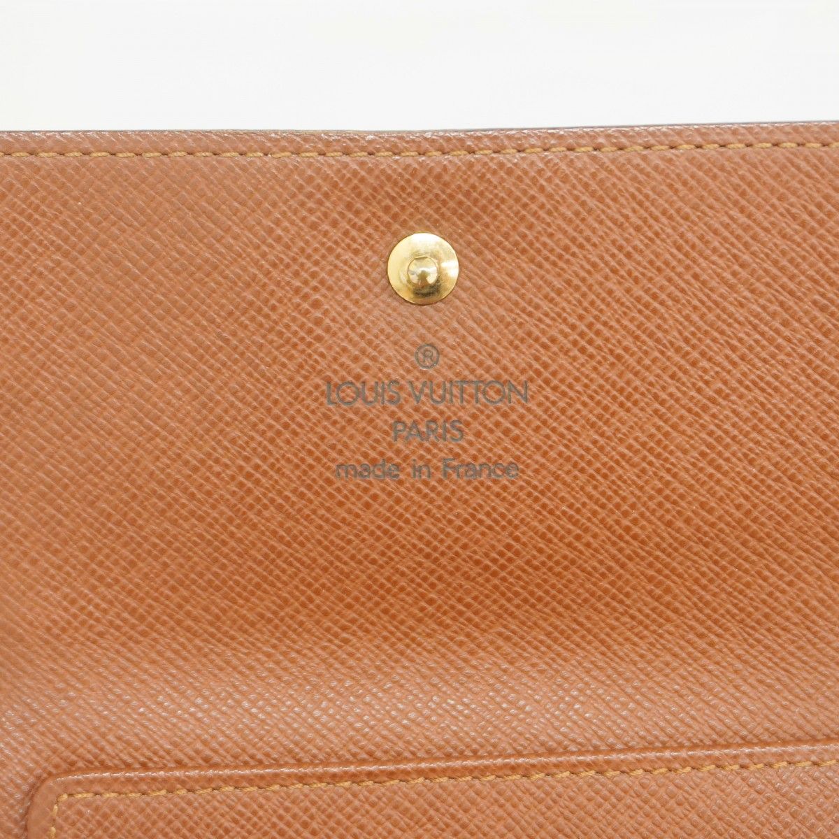 Louis Vuitton Wallet Monogram Porte-Monnaie Billets Carte Cles Brown — view 4