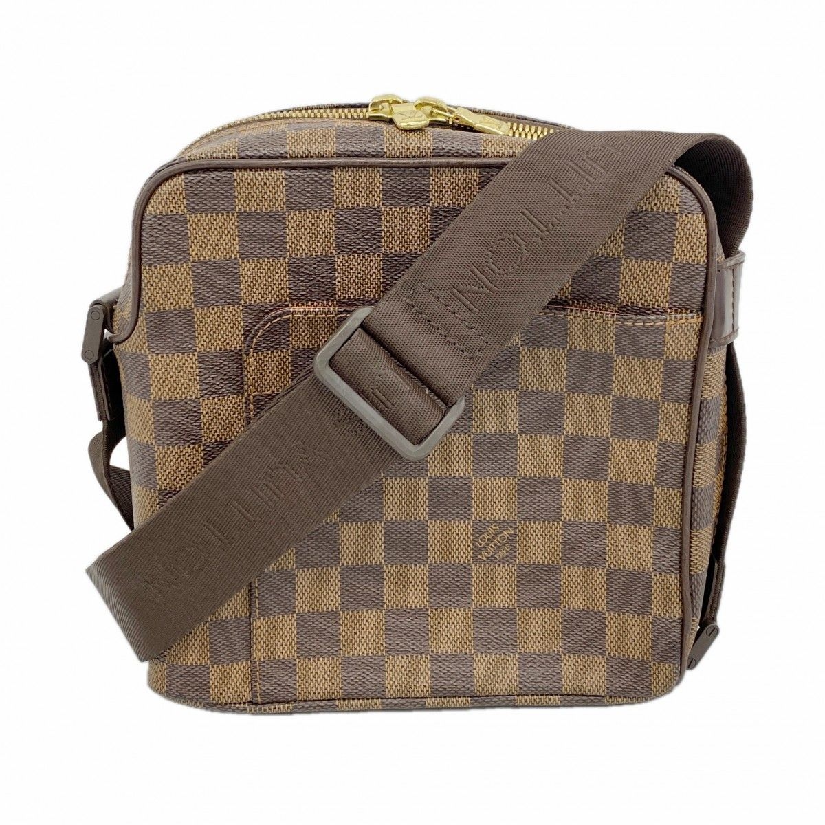 Louis Vuitton Shoulder Bag Damier Olaf PM Ebene
