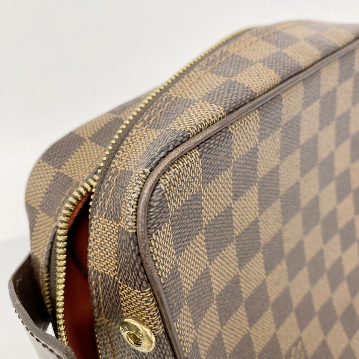 Louis Vuitton Shoulder Bag Damier Olaf PM Ebene — view 6