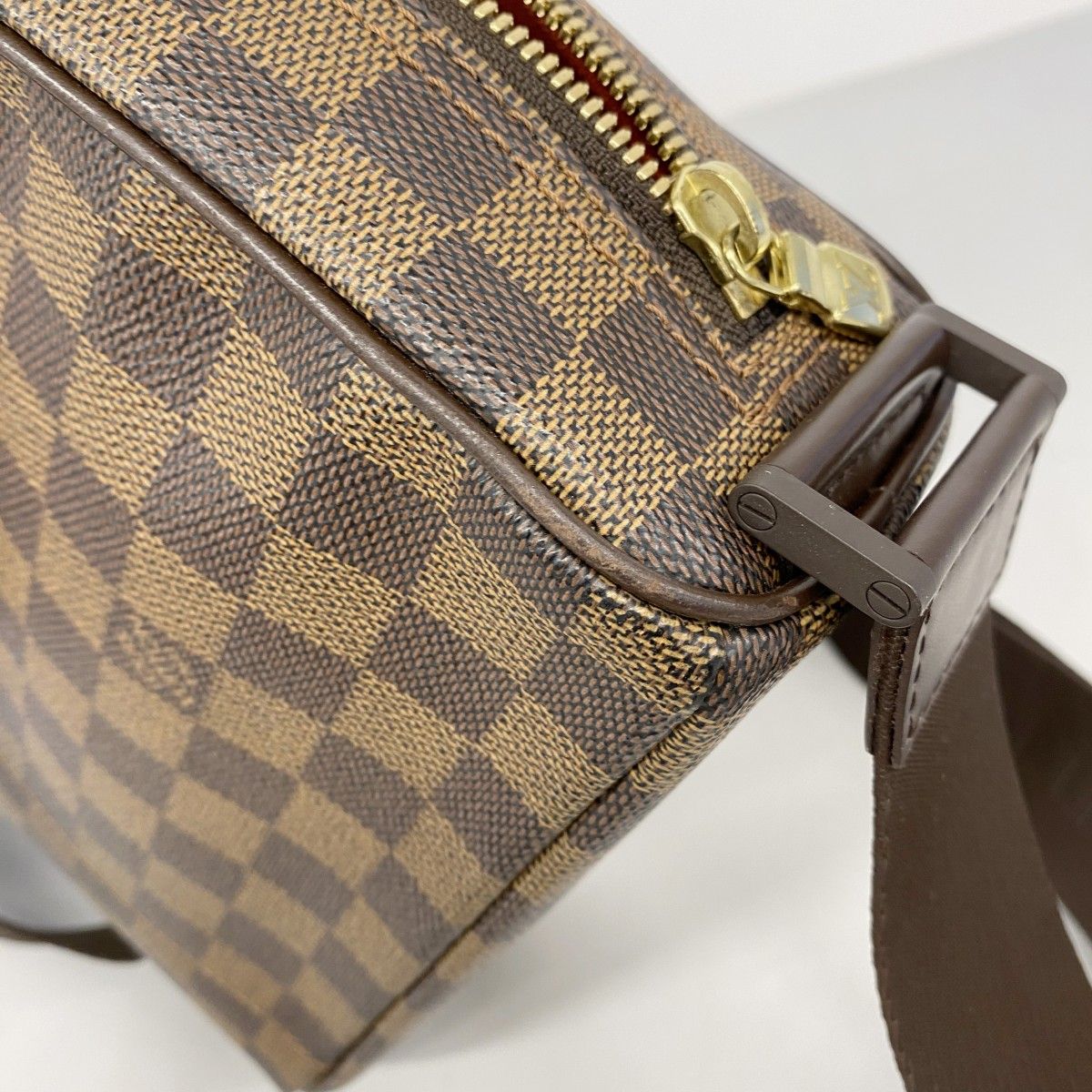 Louis Vuitton Shoulder Bag Damier Olaf PM Ebene — view 7
