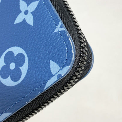 Louis Vuitton Wallet Monogram Zippy Vertical Blue — view 5