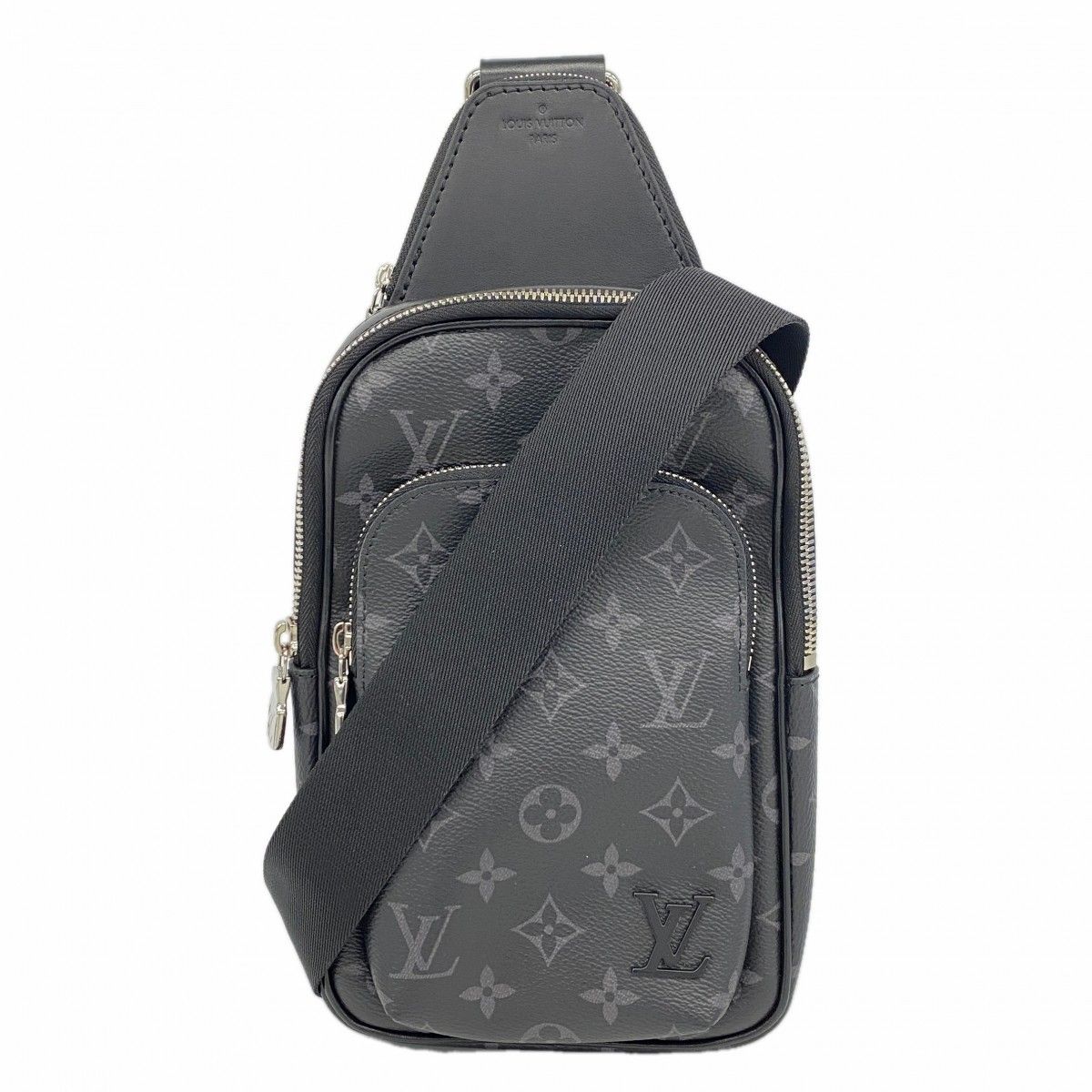 Louis Vuitton Belt Bag Monogram Eclipse Avenue PM Black