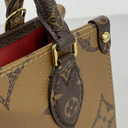 Louis Vuitton Handbag Monogram Giant Reverse On The Go BB Brown 2-Way — view 9