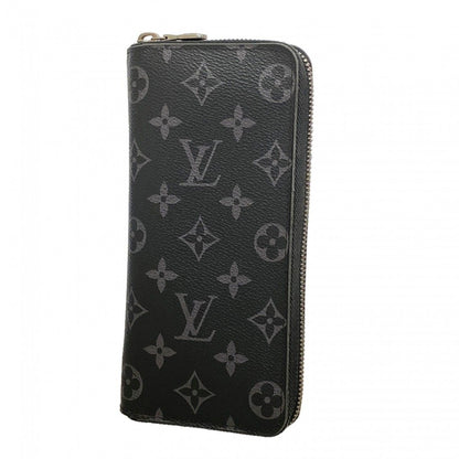 Louis Vuitton Wallet Monogram Eclipse Zippy Vertical Black