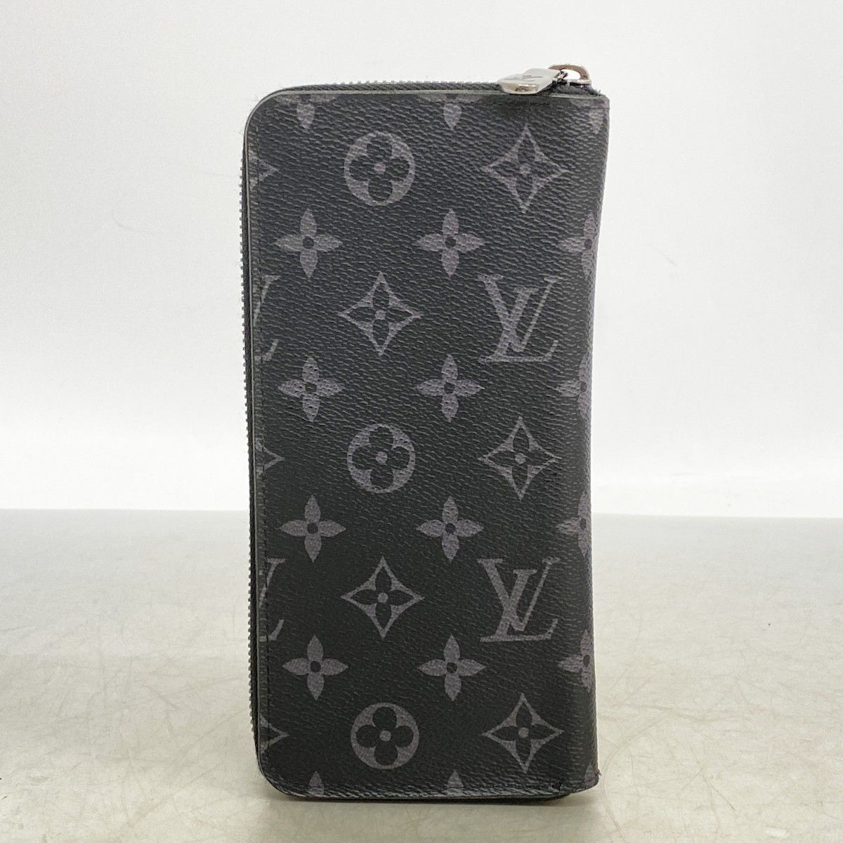 Louis Vuitton Wallet Monogram Eclipse Zippy Vertical Black — view 8