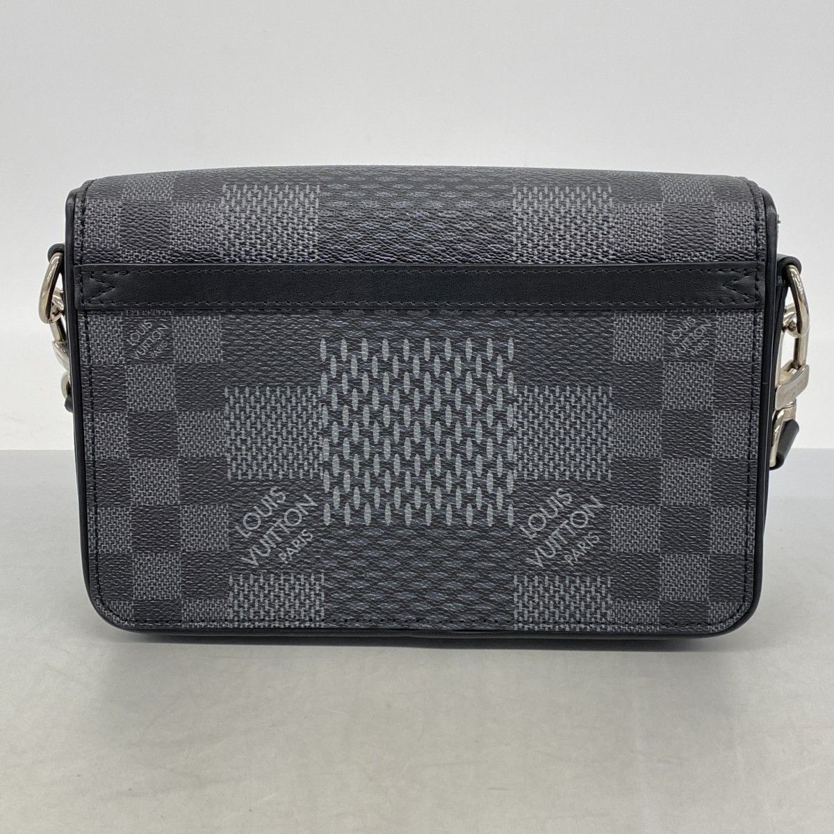 Louis Vuitton Shoulder Bag Damier Graphite Studio Messenger Black — view 7