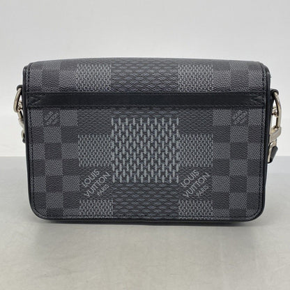 Louis Vuitton Shoulder Bag Damier Graphite Studio Messenger Black — view 7