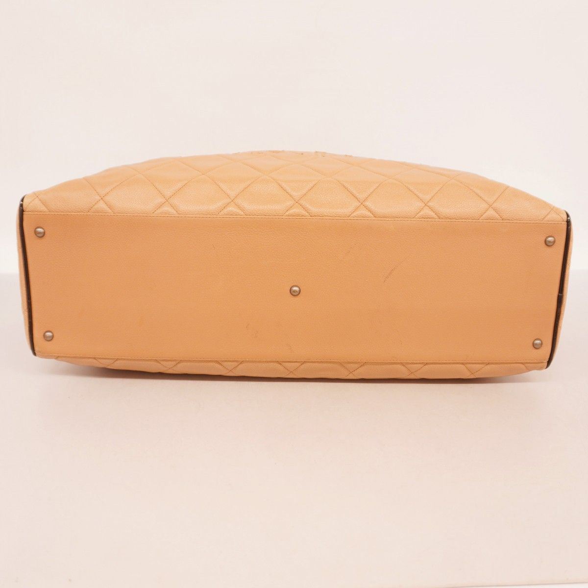Chanel Boston Bag Quilted Caviar Leather Black Pink Brown Silver — view 3