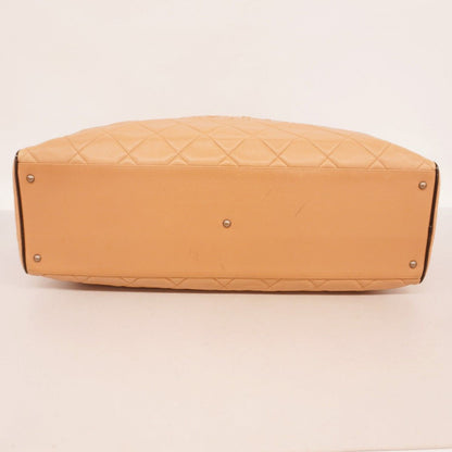 Chanel Boston Bag Quilted Caviar Leather Black Pink Brown Silver — view 3