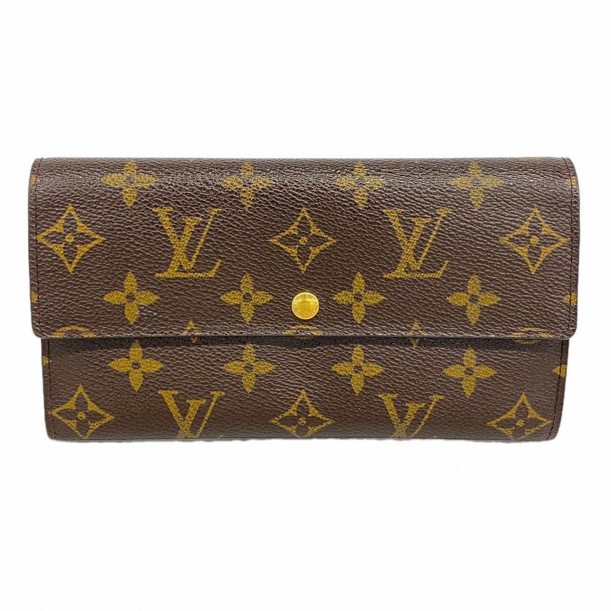 Louis Vuitton Wallet Monogram Pochette Porte-Monnaie Cles Brown