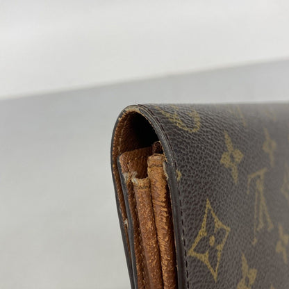 Louis Vuitton Wallet Monogram Pochette Porte-Monnaie Cles Brown — view 6
