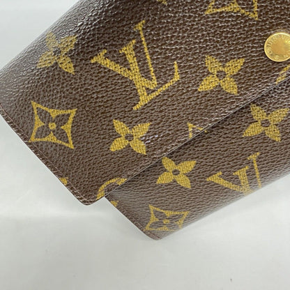 Louis Vuitton Wallet Monogram Pochette Porte-Monnaie Cles Brown — view 8