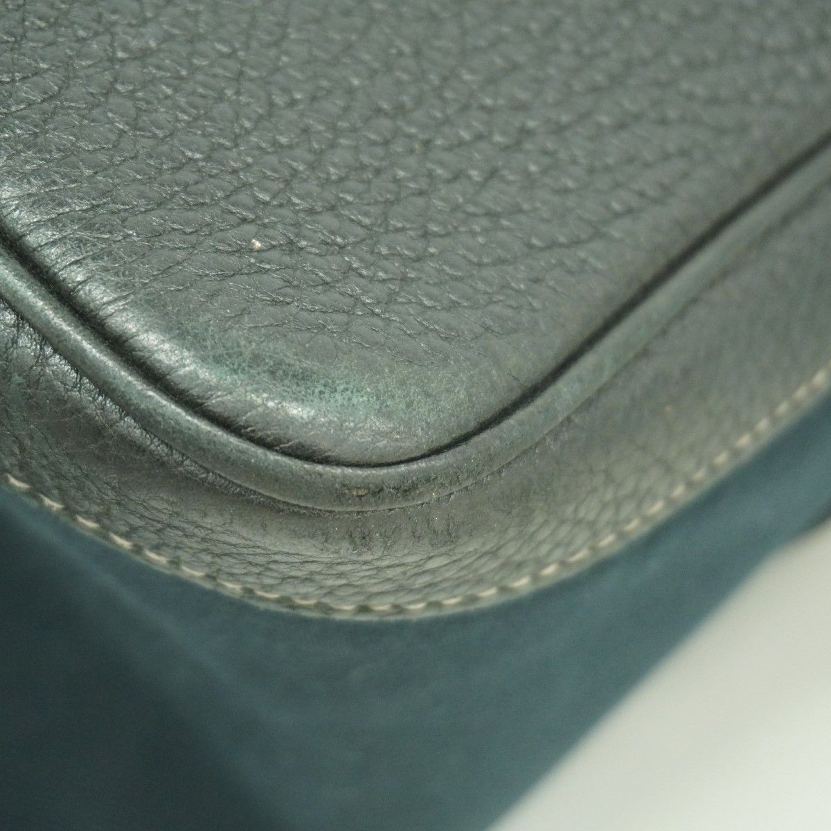Hermes Tote Garden Party PM Toile Officier Black Silver — view 6