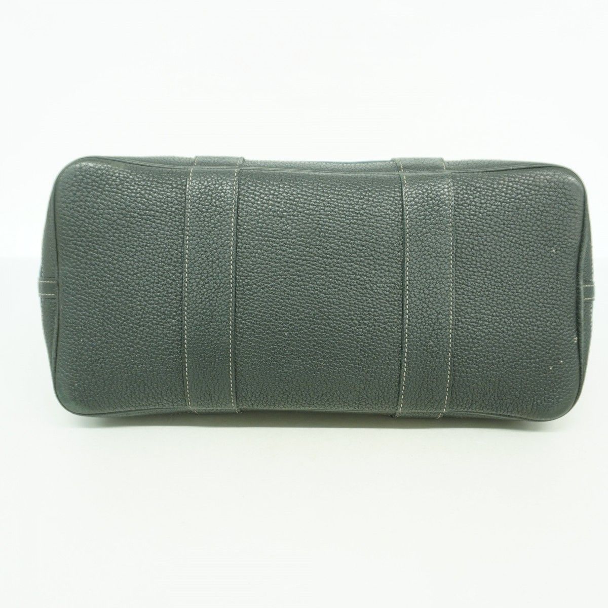 Hermes Tote Garden Party PM Toile Officier Black Silver — view 3