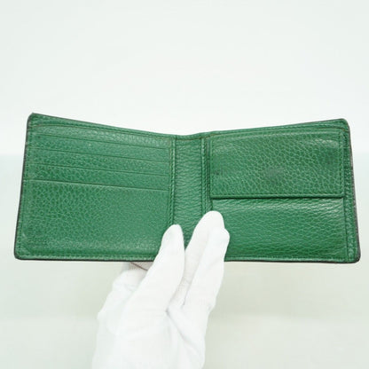 Gucci Wallet Interlocking Leather Black Silver — view 3