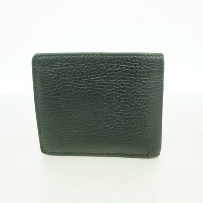 Gucci Wallet Interlocking Leather Black Silver — view 9
