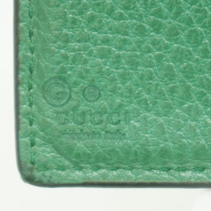 Gucci Wallet Interlocking Leather Black Silver — view 4