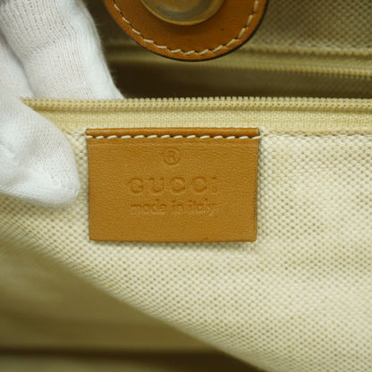 Gucci Tote Diamante Canvas Beige Brown Black Gold — view 5
