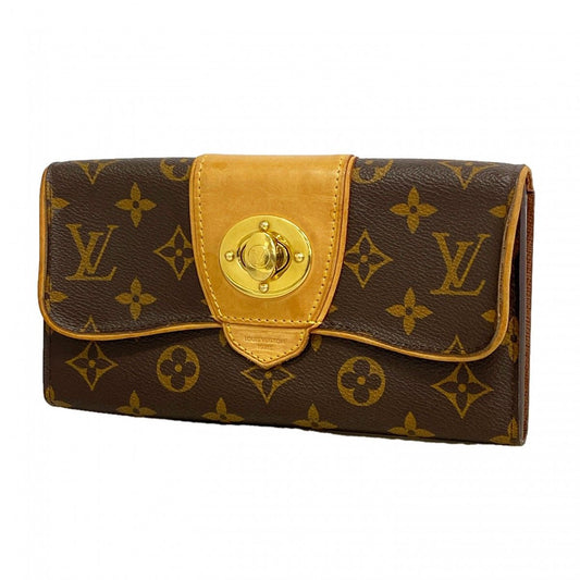 Louis Vuitton Wallet Monogram Portefeuille Boesi Brown
