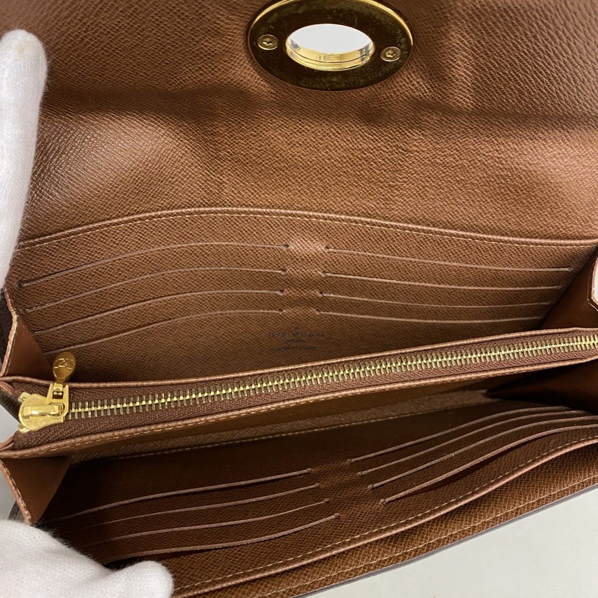 Louis Vuitton Wallet Monogram Portefeuille Boesi Brown — view 3