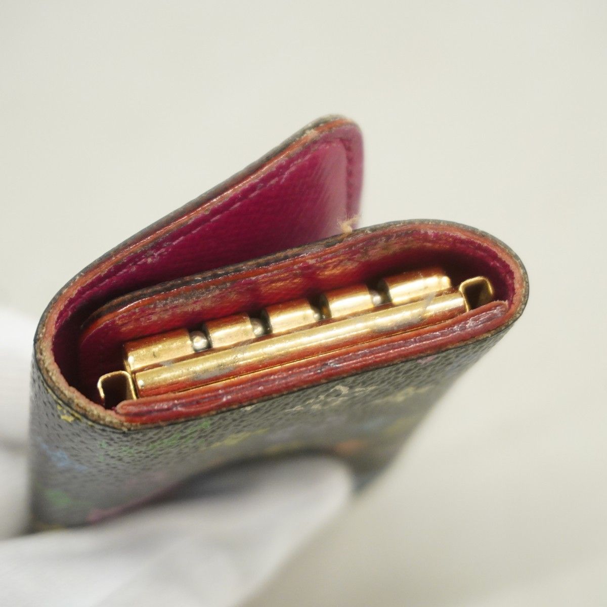 Louis Vuitton Key Case Monogram Multicolor Multicles 4 Grenade Key Holder — view 7