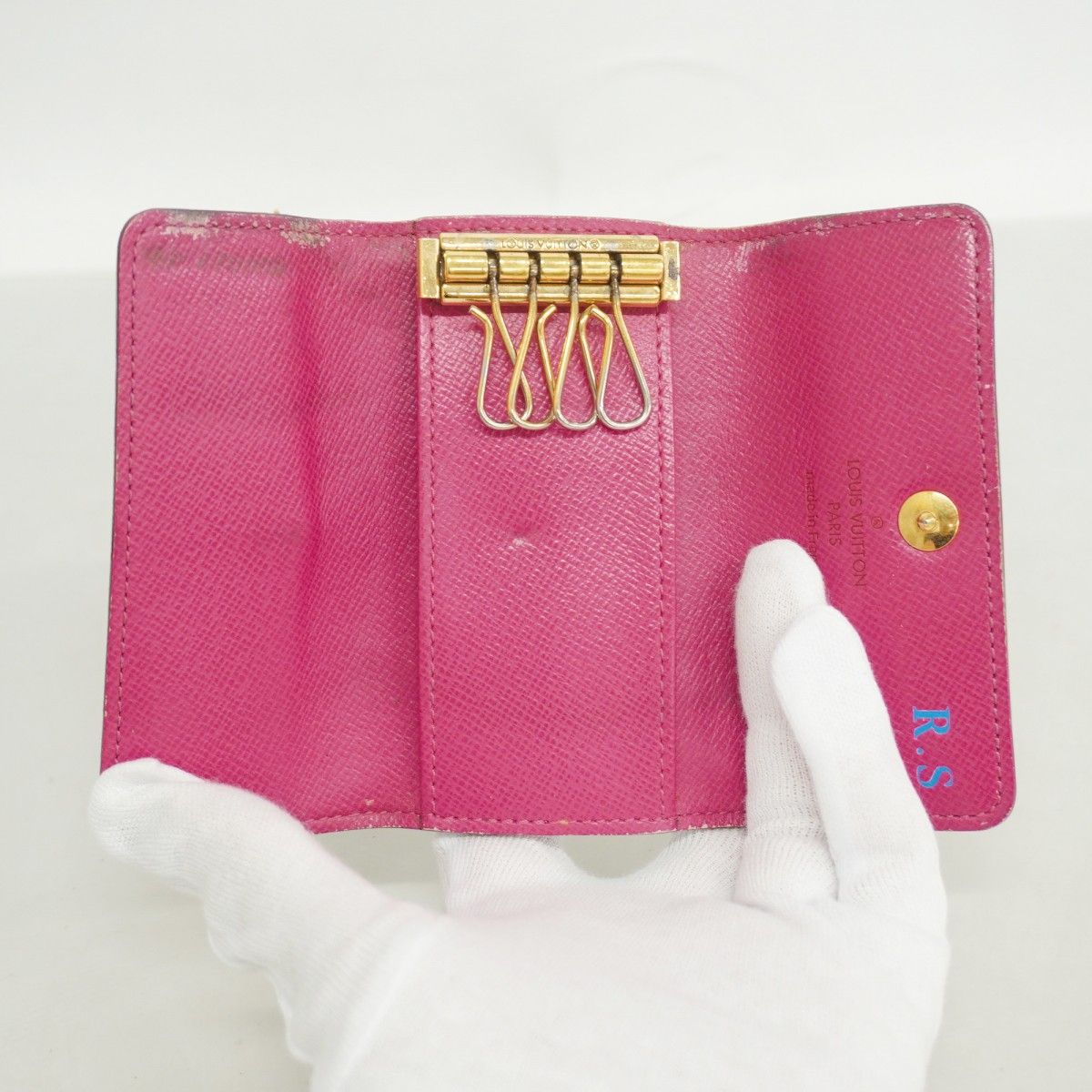 Louis Vuitton Key Case Monogram Multicolor Multicles 4 Grenade Key Holder — view 3