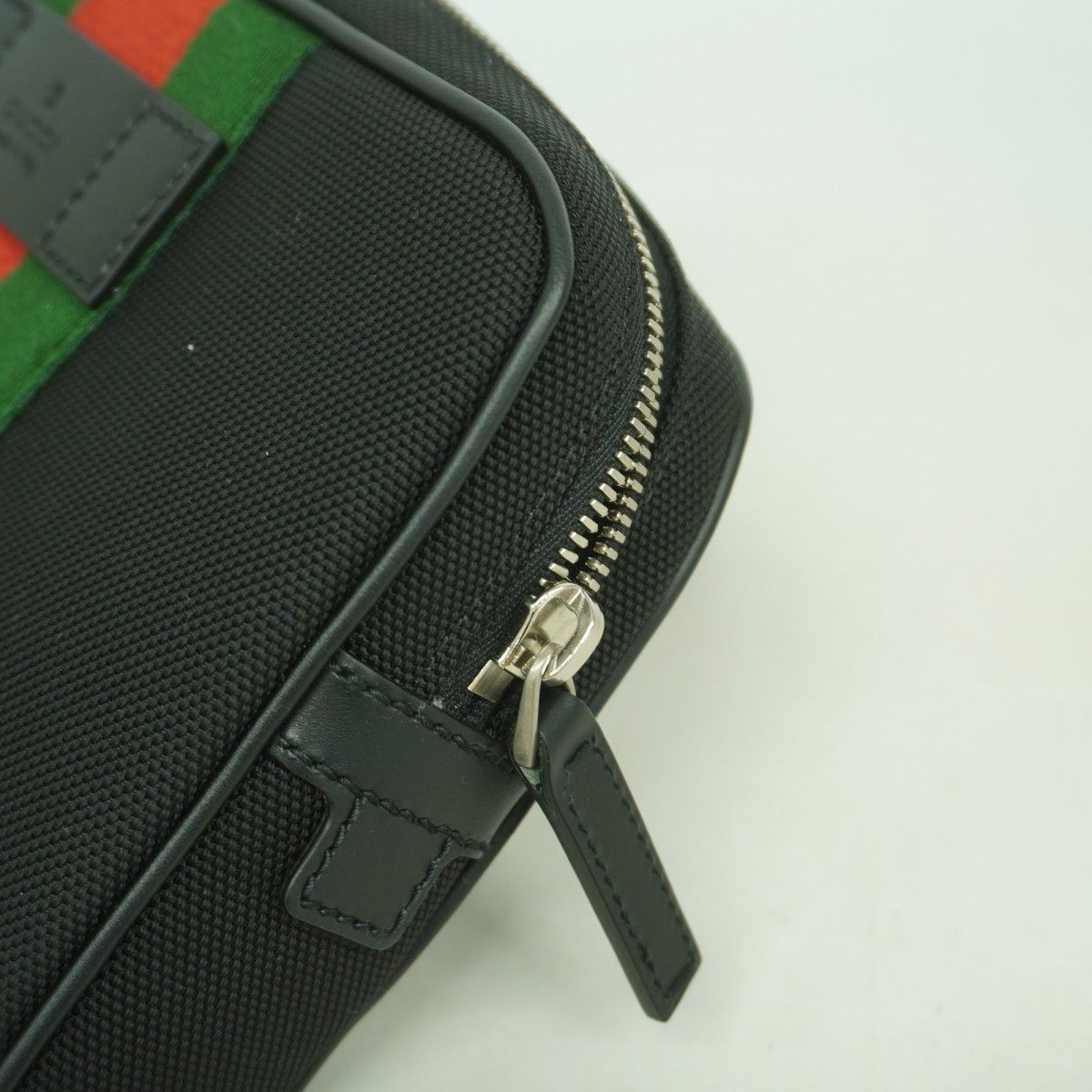 Gucci Belt Bag Sherry Line Canvas Black Silver — view 7