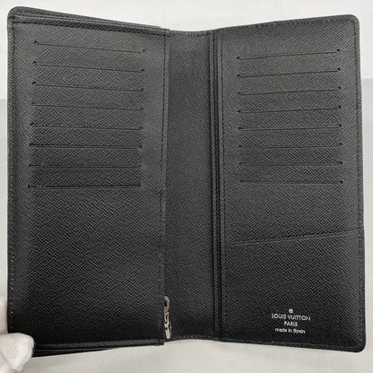 Louis Vuitton Wallet Monogram Eclipse Split Portefeuille Brazza Black Silver — view 3