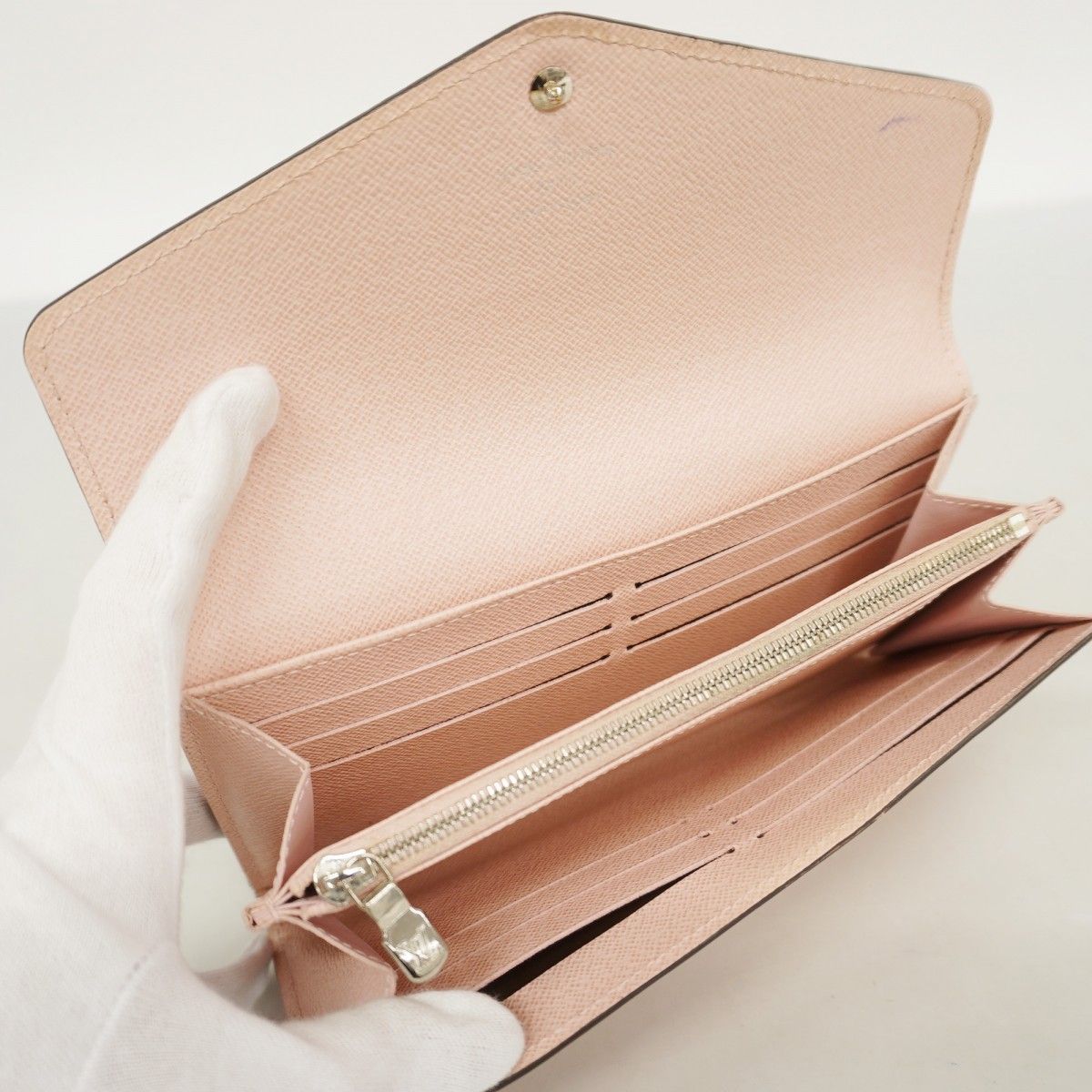 Louis Vuitton Wallet Epi Portefeuille Sarah Rose Velours — view 3