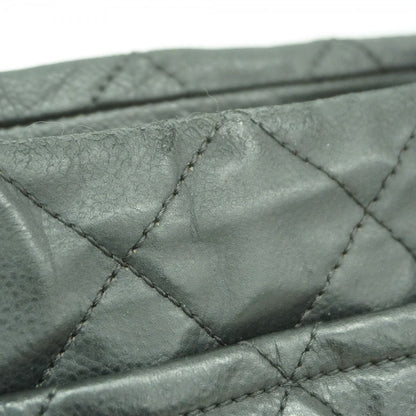 Chanel Chain Tote Quilted Caviar Leather Black Gold — view 7