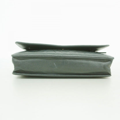 Chanel Shoulder Wallet Camellia Lambskin Black Silver — view 3
