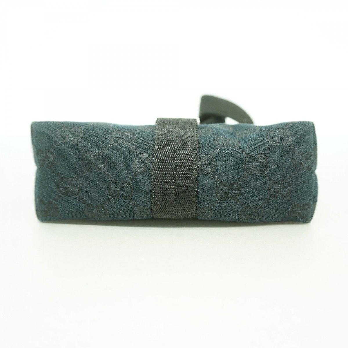 Gucci Waist Bag GG Canvas Black Silver — view 3