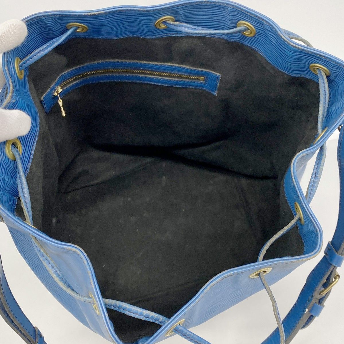 Louis Vuitton Shoulder Bag Epi Noe Toledo Blue — view 4