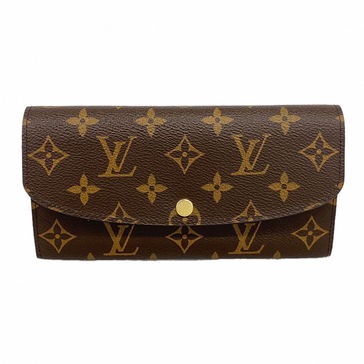 Louis Vuitton Wallet Monogram Portefeuille Emily Brown Rose Velours