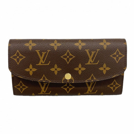 Louis Vuitton Wallet Monogram Portefeuille Emily Brown Rose Velours