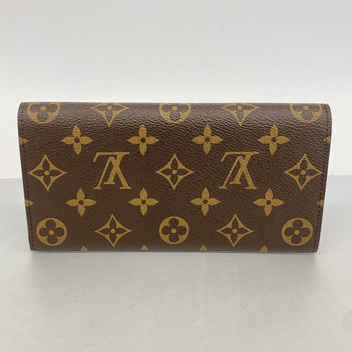 Louis Vuitton Wallet Monogram Portefeuille Emily Brown Rose Velours — view 6