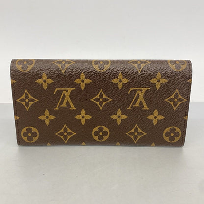 Louis Vuitton Wallet Monogram Portefeuille Emily Brown Rose Velours — view 6