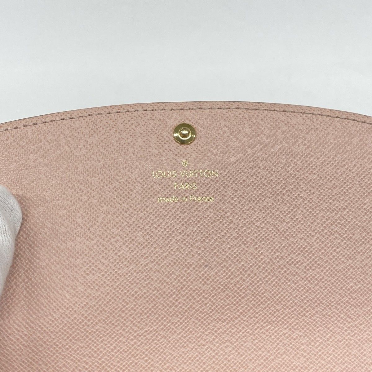 Louis Vuitton Wallet Monogram Portefeuille Emily Brown Rose Velours — view 4