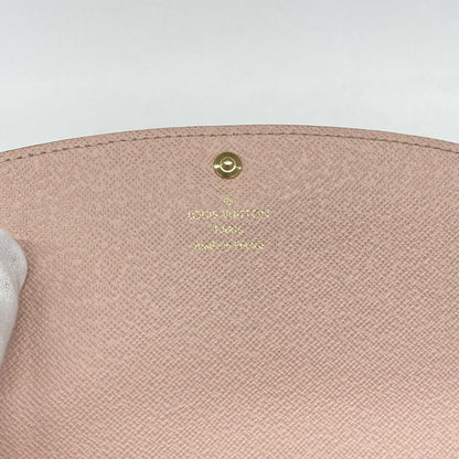 Louis Vuitton Wallet Monogram Portefeuille Emily Brown Rose Velours — view 4