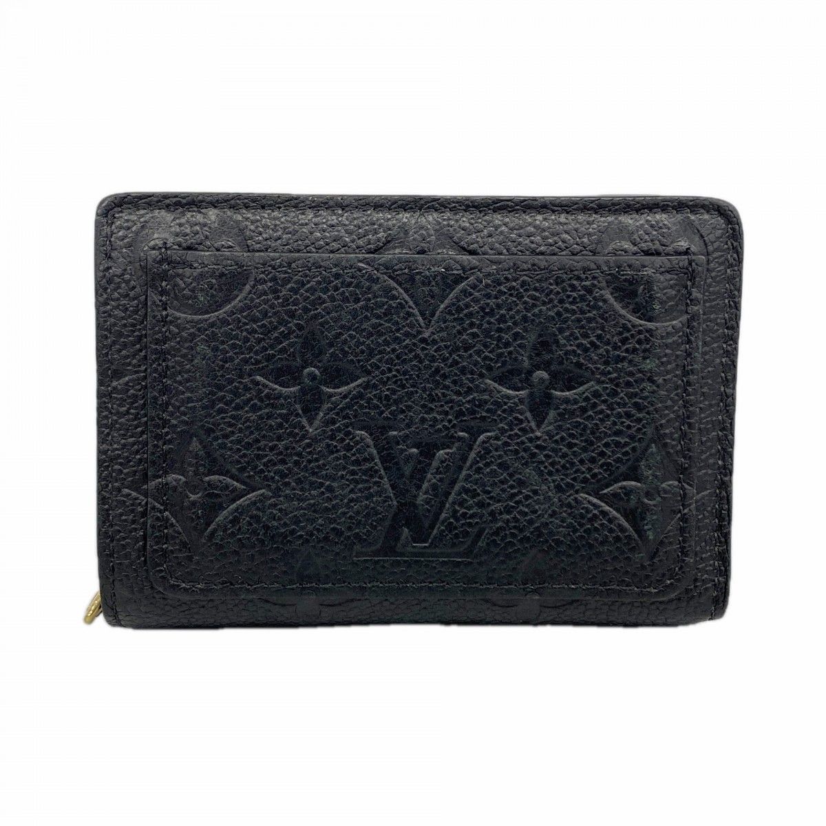 Louis Vuitton Wallet Monogram Empreinte Portefeuille Clair Noir