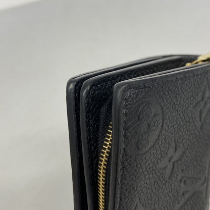 Louis Vuitton Wallet Monogram Empreinte Portefeuille Clair Noir — view 6