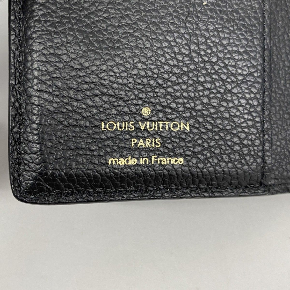 Louis Vuitton Wallet Monogram Empreinte Portefeuille Clair Noir — view 4