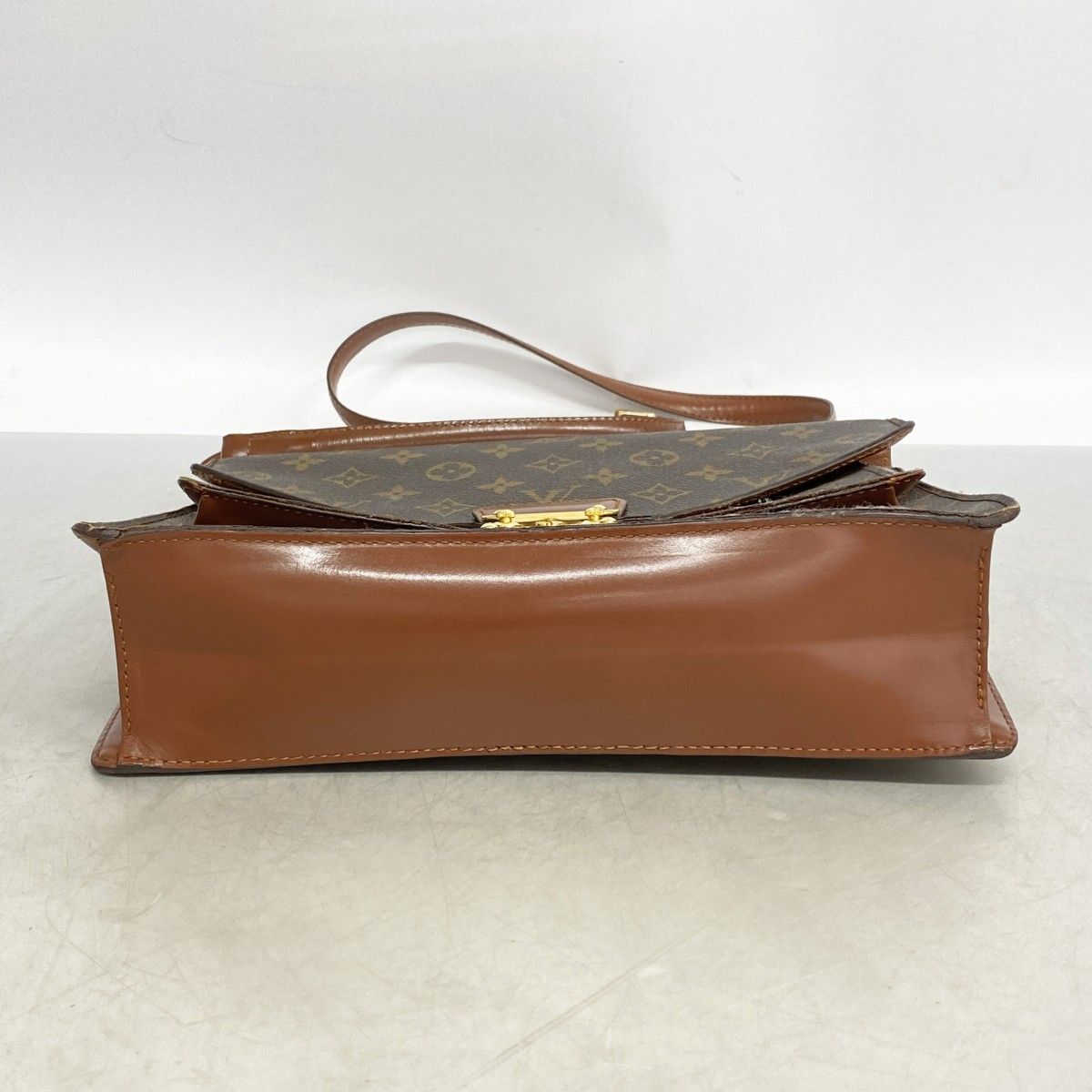 Louis Vuitton Handbag Monogram Monceau 28 Brown 2-Way — view 3