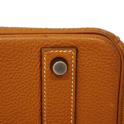 Hermes Handbag Birkin 40 Togo Gold Silver — view 9