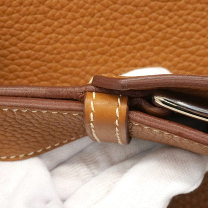 Hermes Shoulder Bag Gipsiere 34 Taurillon Clemence Gold Silver — view 8