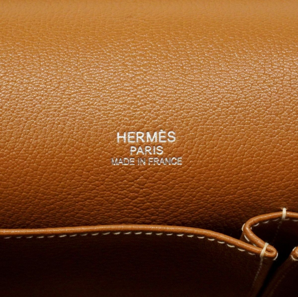 Hermes Shoulder Bag Gipsiere 34 Taurillon Clemence Gold Silver — view 5