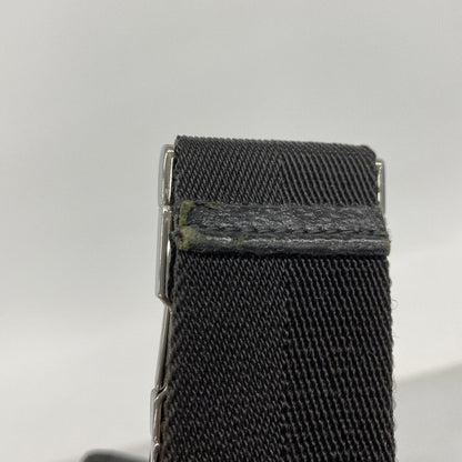 Gucci Waist Bag GG Canvas Black Silver — view 8