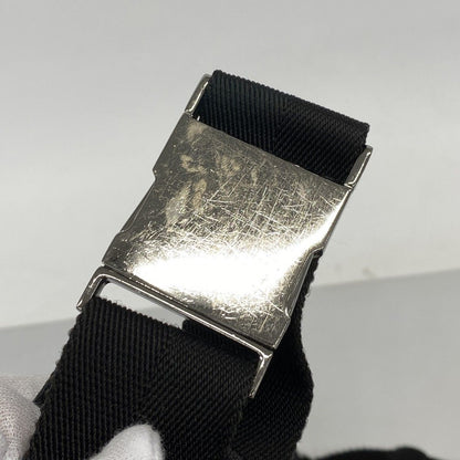 Gucci Waist Bag GG Canvas Black Silver — view 7